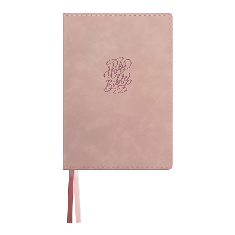 Legacy Standard Portable Paragraph Reference Bible, Dusty Rose Faux Leather