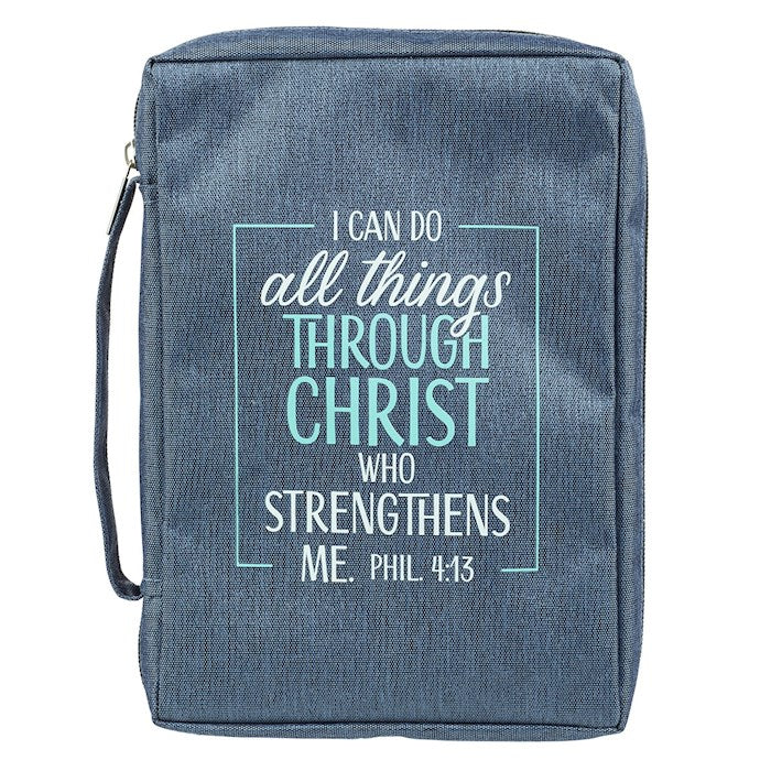 Bible Cover Value I Can Do All Things Canvas Large