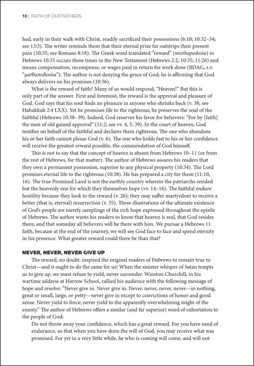 Faith of Our Fathers: A Study of Hebrews 11