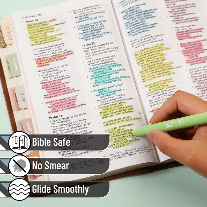 Mr. Pen Gel Highlighter Set Assorted Colors