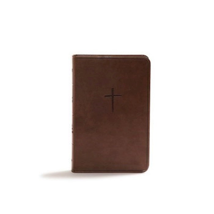 KJV Value Edition Compact Bible Brown LeatherTouch