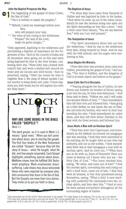 ESV The Action Bible Study Bible Lavender Virtual Leather