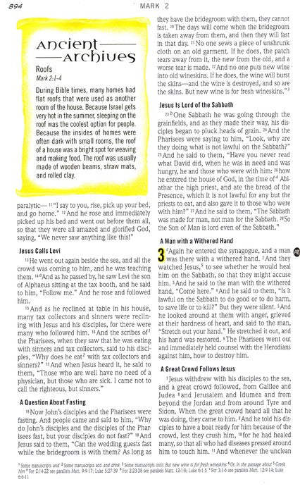 ESV The Action Bible Study Bible Lavender Virtual Leather