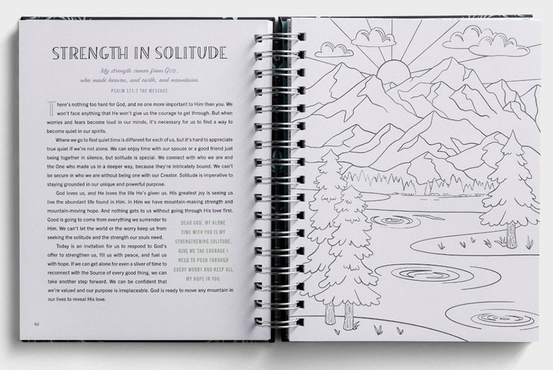 Be Still & Know Devotional Adult Coloring Book