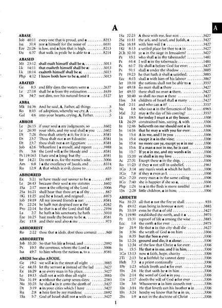 The Strong's Handi-Reference Concordance