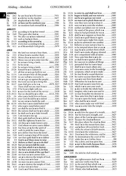 The Strong's Handi-Reference Concordance