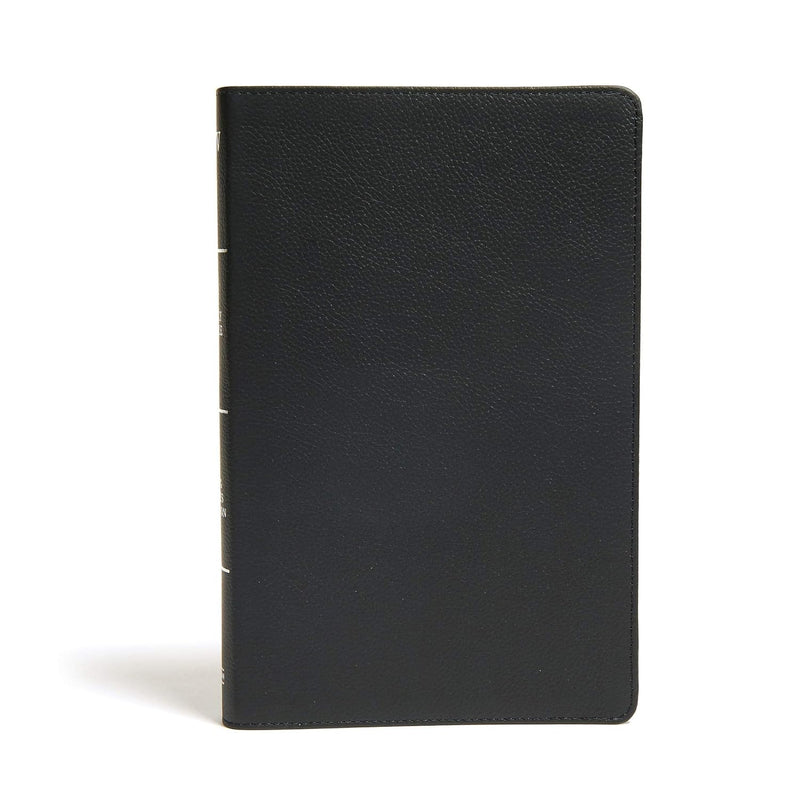 KJV Ultrathin Reference Bible Black Genuine Leather (op)