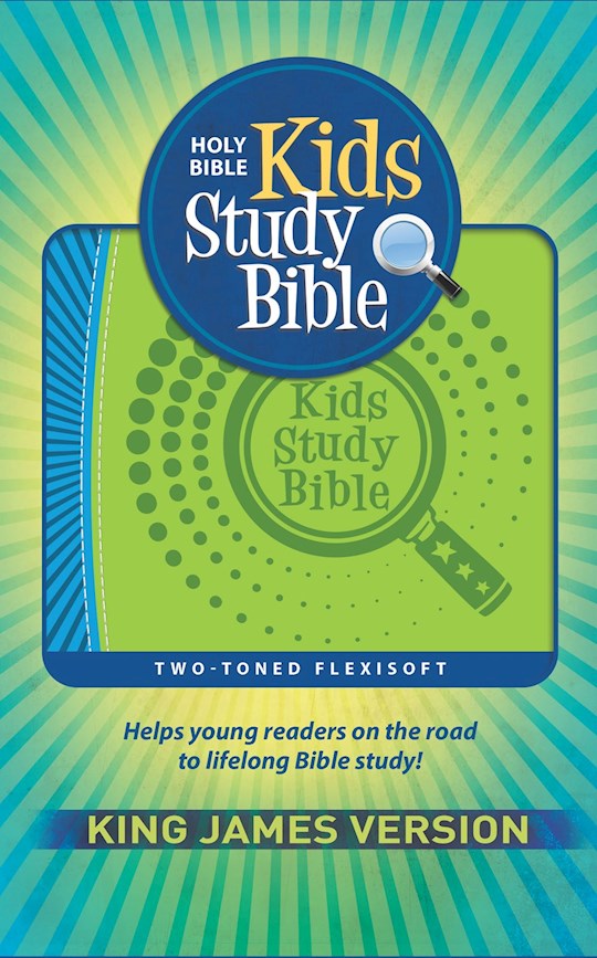 KJV Kid's Study Bible Blue/Green Flexisoft *