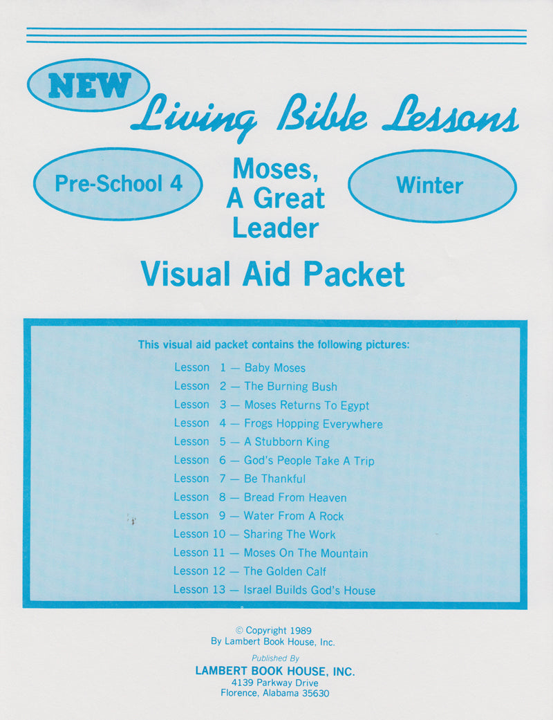 PRESCHOOL 4-2 - Moses, A Great Leader