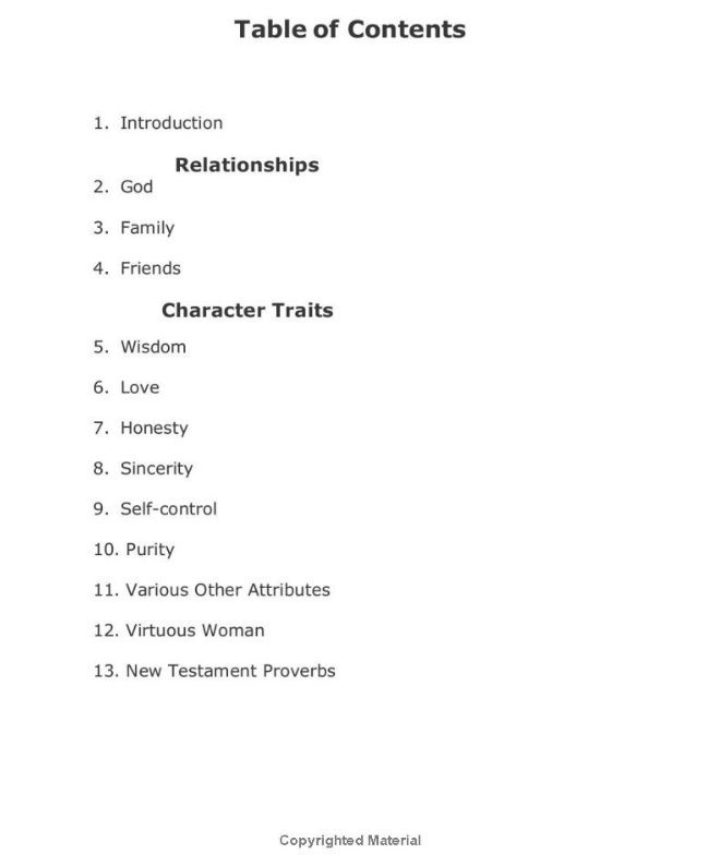 Exploring Relationships: A Topical Study from Proverbs for Women & Teen Girls