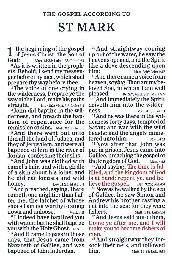 KJV Super Giant Print Reference Bible Black/Brown Leathertouch