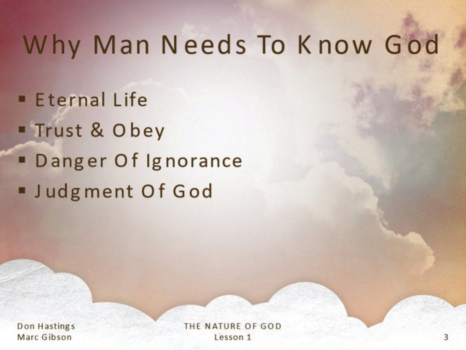 The Nature of God