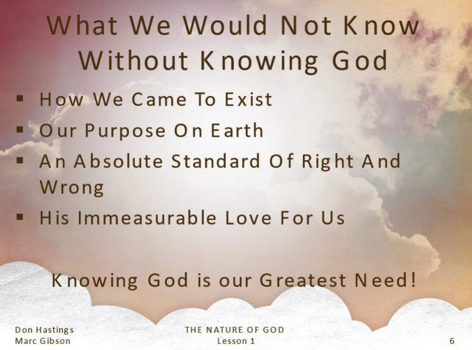 The Nature of God