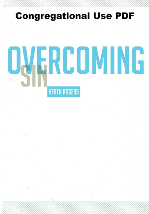 Overcoming Sin