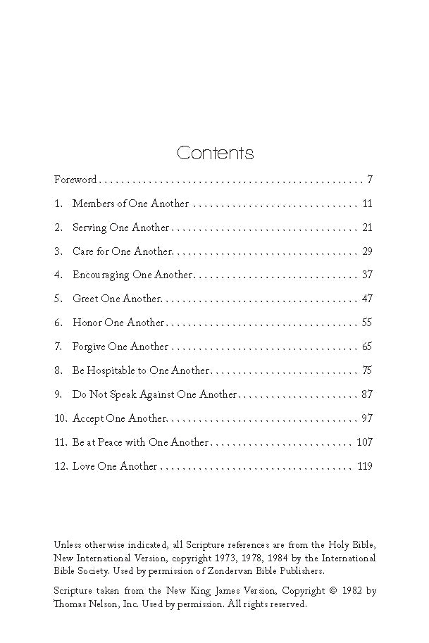 One Another Christianity