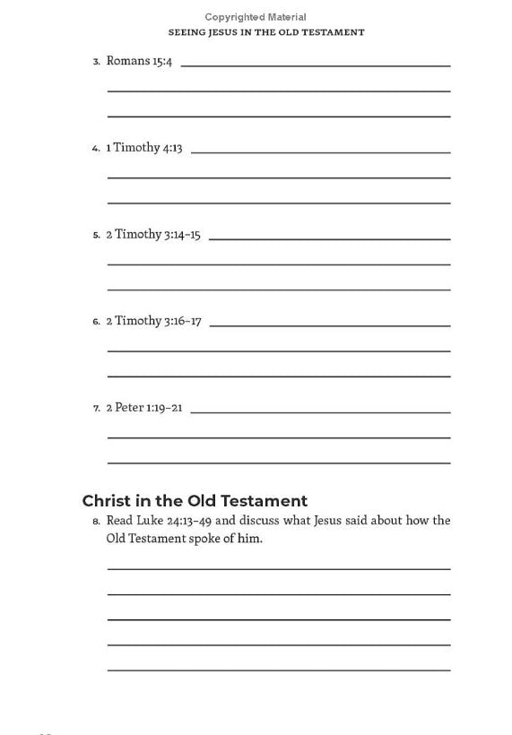 Seeing Jesus In The Old Testament