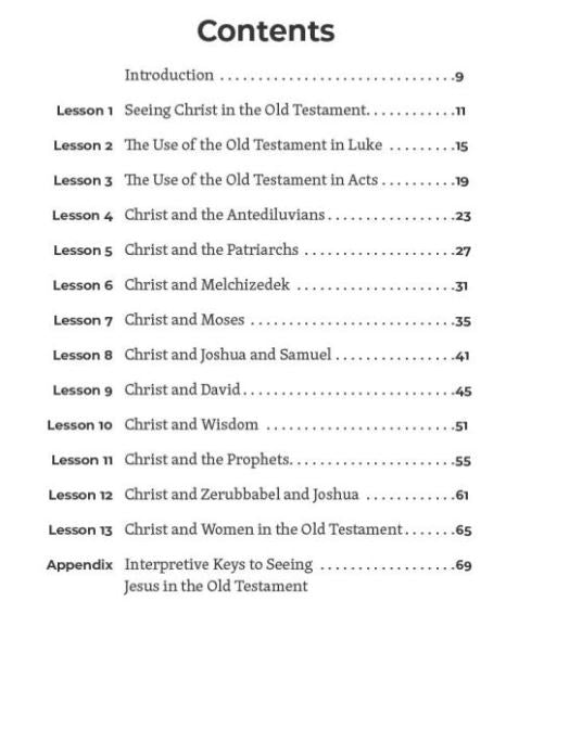 Seeing Jesus In The Old Testament: Teacher Edition