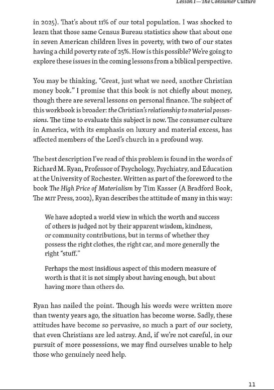 My Stuff and I: Money, Material Possessions and the Christian