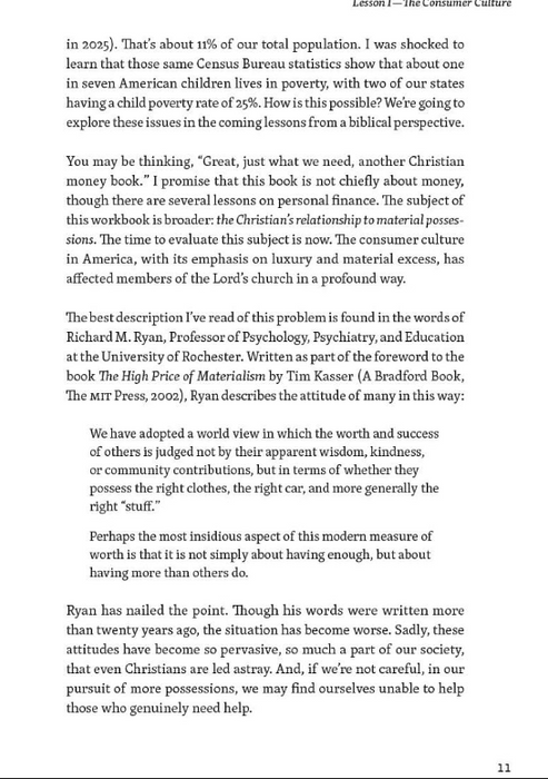 My Stuff and I: Money, Material Possessions and the Christian