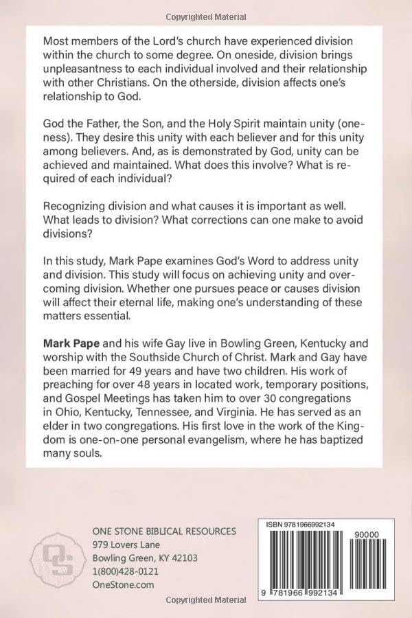 The Anatomy of Unity and Division