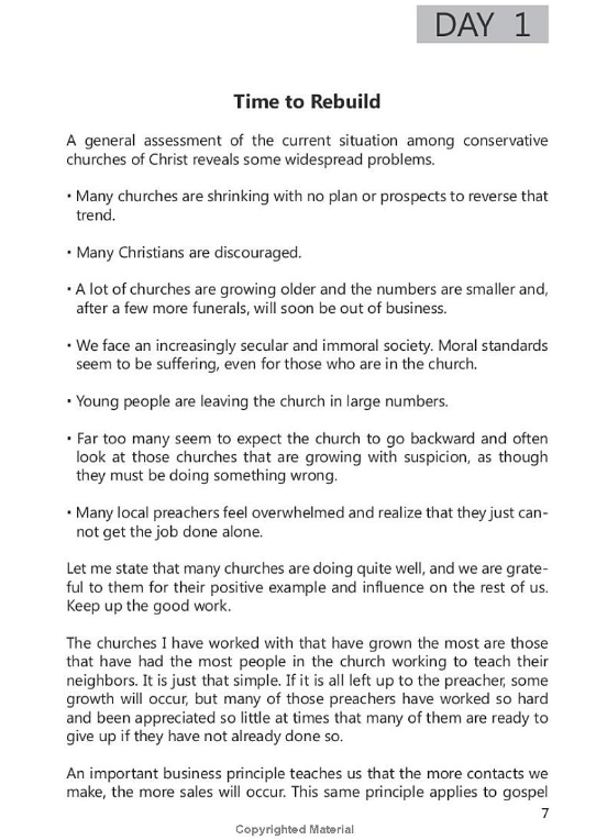 Strengthening the Local Church: A 40 Day Journey to Church Revival