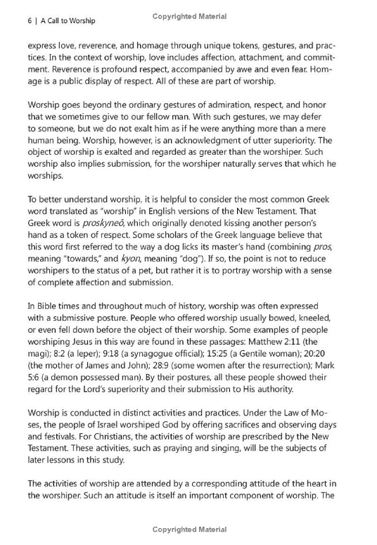 A Call to Worship