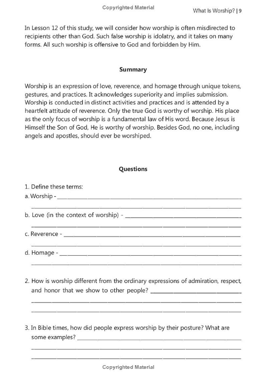A Call to Worship