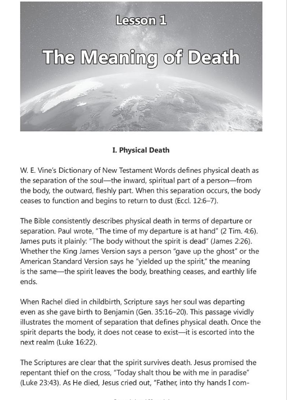 Life, Death and Beyond