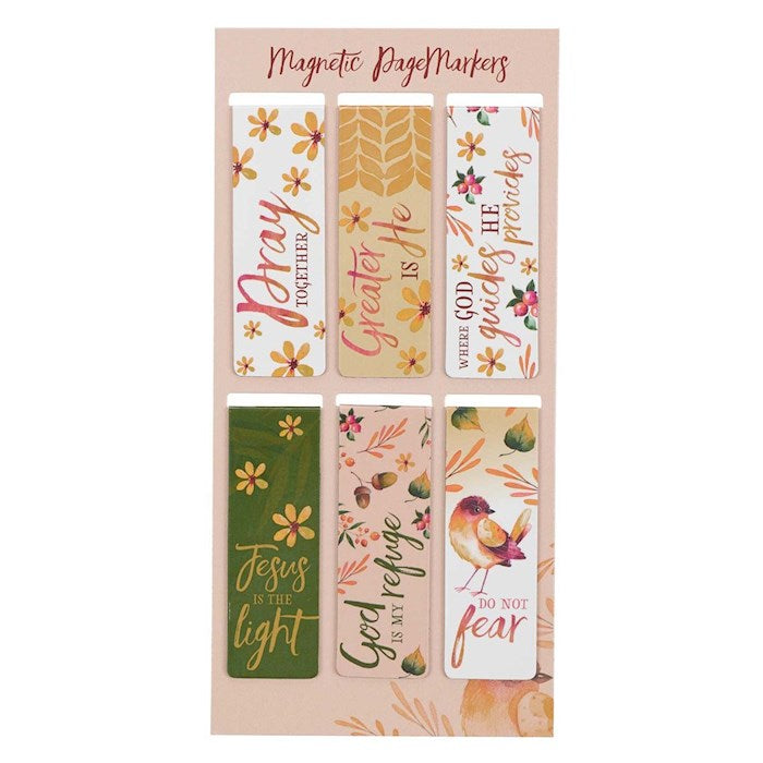 Bookmark: Magnetic Pagemarker God is My Refuge (6)
