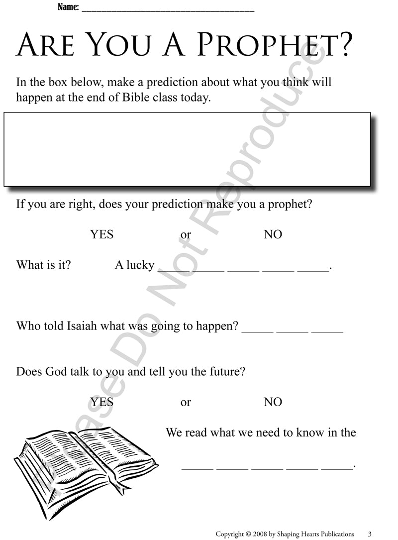 Stop, Look, & Listen - Life of Christ