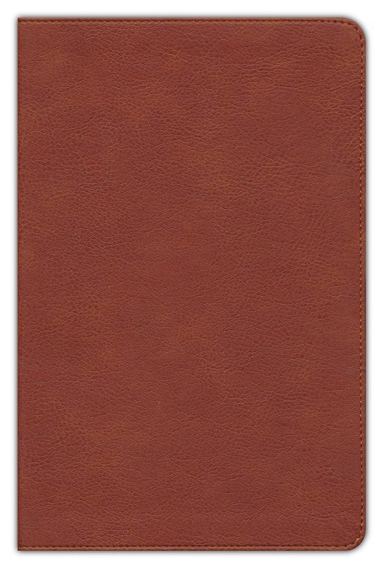 NASB Personal Size Large Print Ref Bible 2020 Burnt Sienna Leathertouch