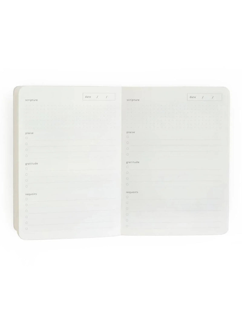 Prayer Journal from Church Notes Dove Grey