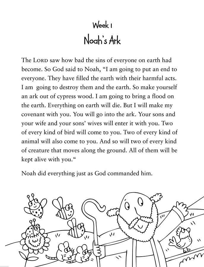 My Bible Story Coloring Book: The Books of the Bible