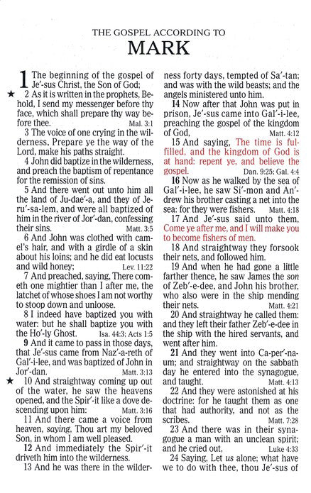 KJV Kids Bible Royal Blue Leathertouch