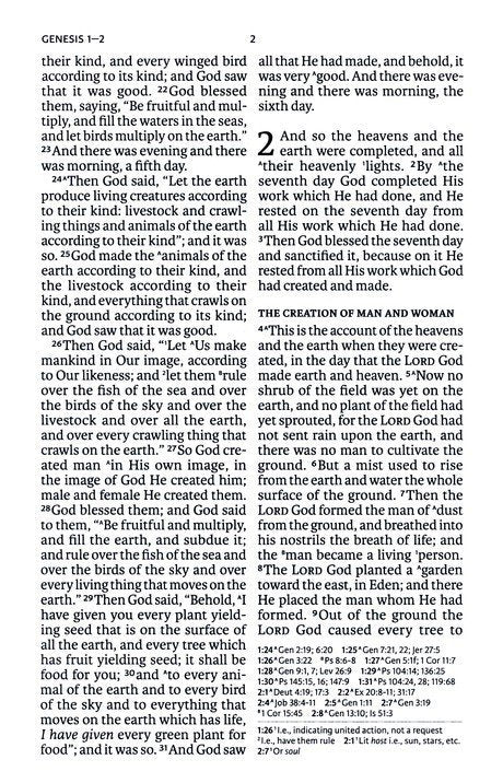 NASB 2020 Giant Print Reference Bible Burnt Sienna Leathertouch