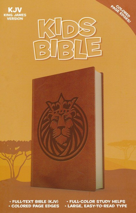 KJV Kids Bible Brown LeatherTouch