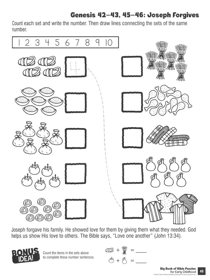 Big Book of Bible Puzzles for Early Childhood (tos, due 12/12)