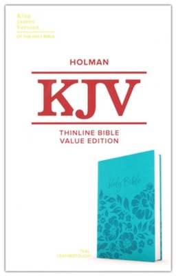 KJV Value Edition Thinline Bible Teal Leathertouch
