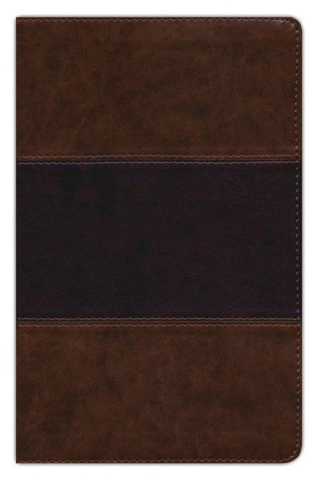 KJV Thinline Reference Bible Saddle Brown Leathertouch