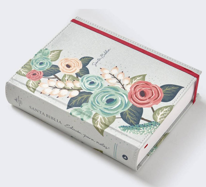 RVR 1960 Santa Biblia Edición para notas, Tapa dura/Floral (RVR 1960 Journal Edition Bible)