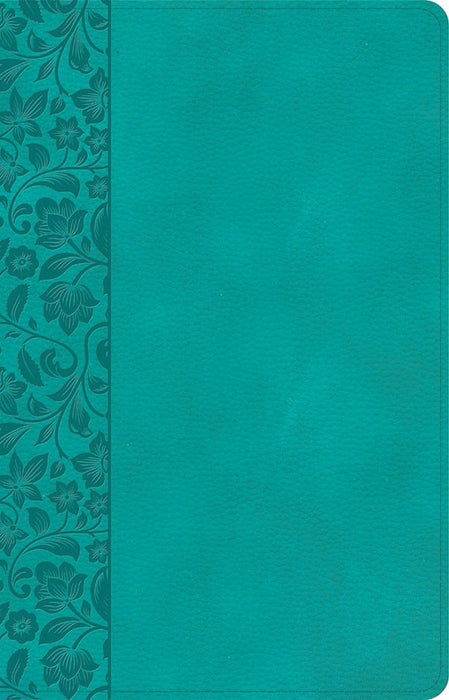 NASB Personal Size Large Print Ref Bible 2020 Teal Leathersoft Indexed