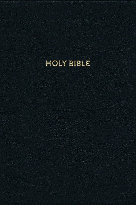 KJV Rainbow Study Bible, Black LeatherTouch Indexed