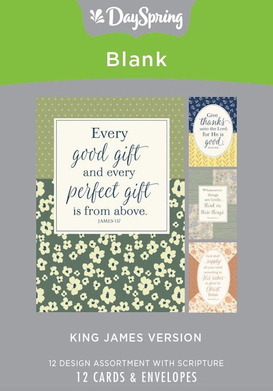 Boxed Cards Blank: Scripture