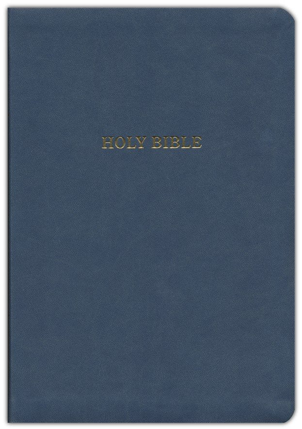 KJV Value Edition Large Print Thinline Bible Slate Leathertouch