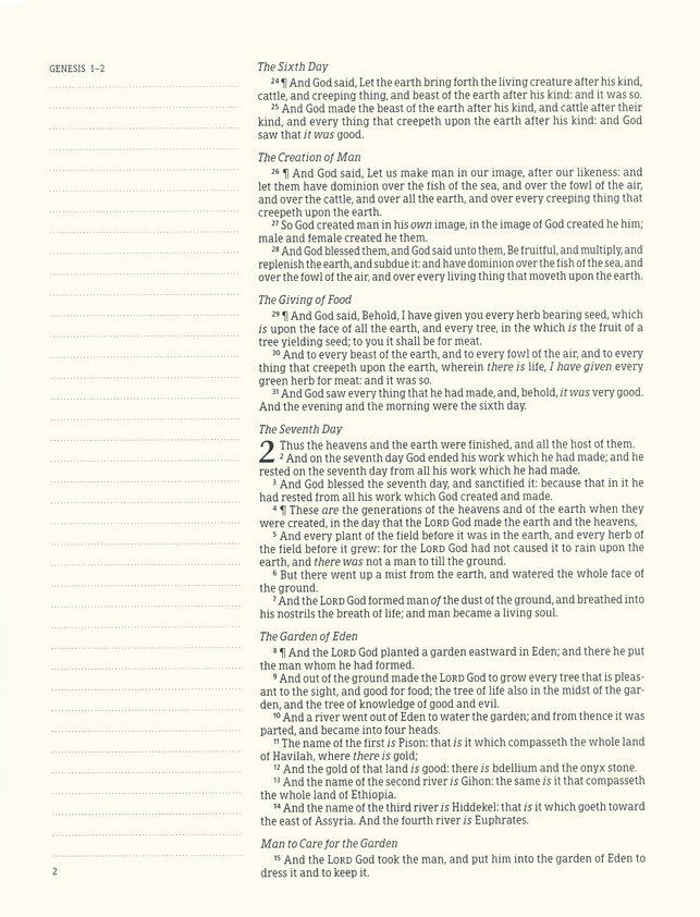 KJV Large Print Notetaking Bible Lavender Cloth-over-Board Hosanna Rev. Edition