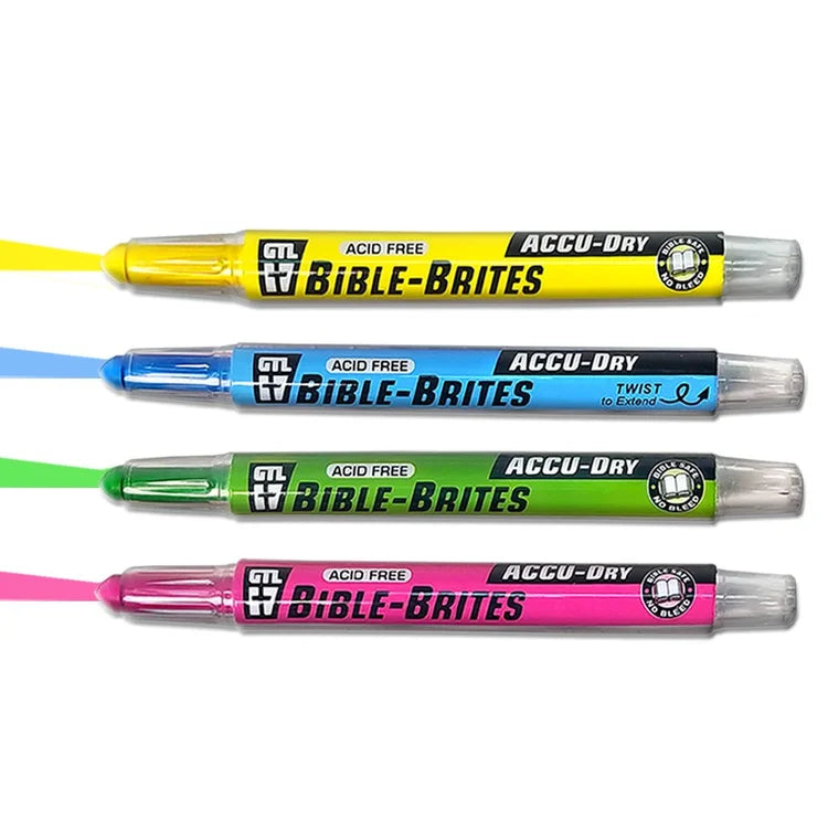 Accu-Dry Bible Brites Green Highlighter