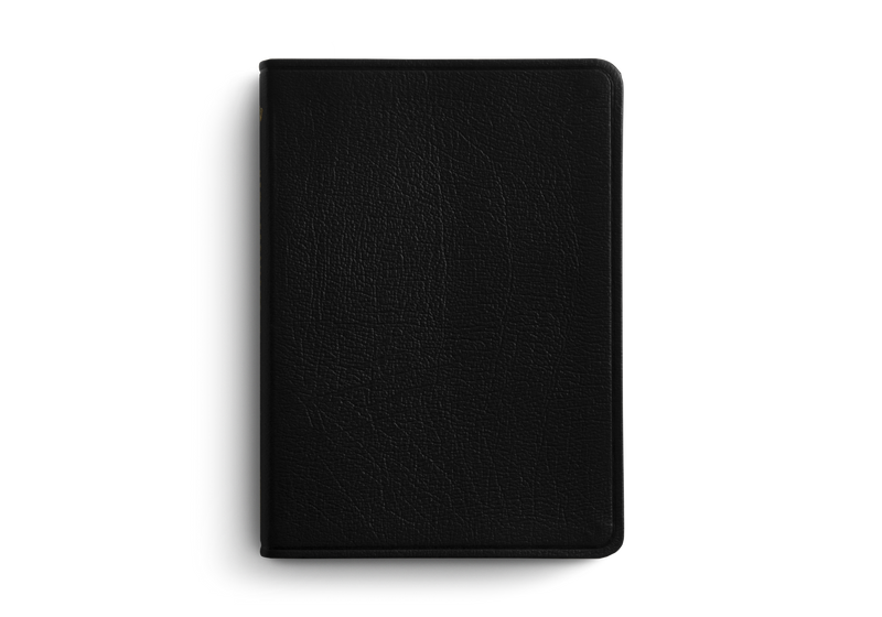 ESV New Testament with Psalms and Proverbs, Black Genuine Leather