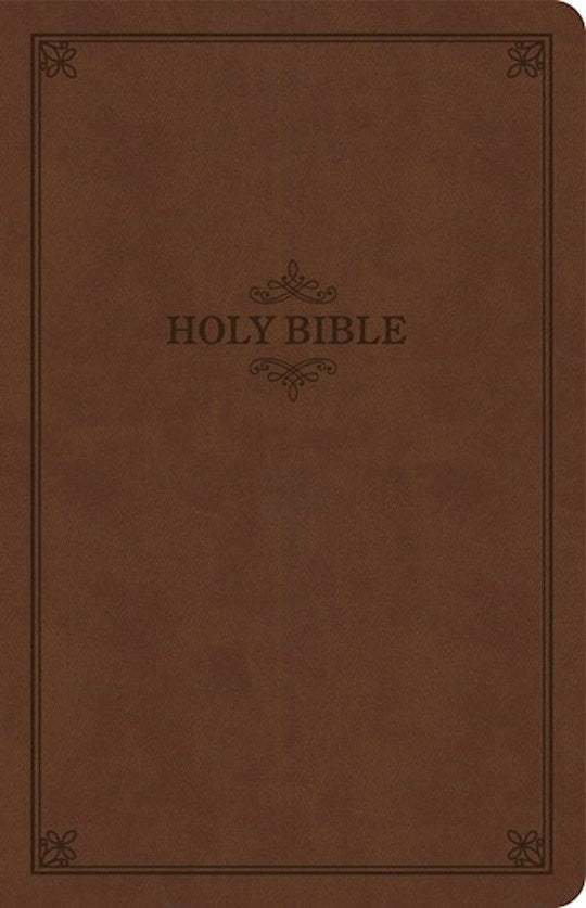 KJV Value Edition Thinline Bible Brown Leathertouch