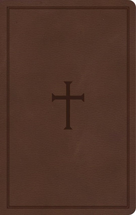 KJV Thinline Reference Bible Brown Leathertouch