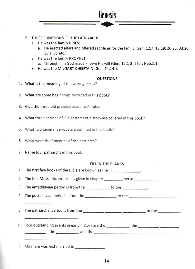 What Is In The Book? Part 1: Old Testament